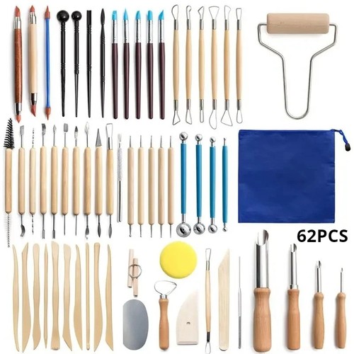 62pcs clay sculpting tool set - 62pcs,