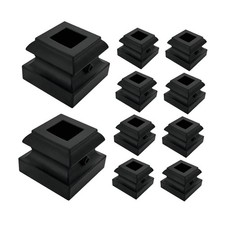 10x Iron Baluster Shoes Straight Railing Connectors for Office Corridors