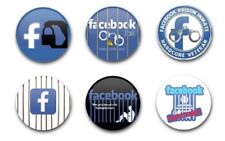 25mm 1"  BUTTON BADGES X6