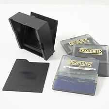 VARIOUS 3 CROMATEK FILTERS AND HOLDER With LENS CAP + 52mm ADAPTER RING #SD11