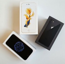 3 x Apple iPhone EMPTY Boxes - iPhone, iPhone 6 + iPhone 6 (S) Plus