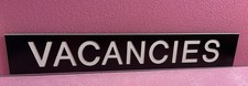 Vintage Vacancies No Vacancies