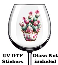 Easter Cactus Plant UV DTF