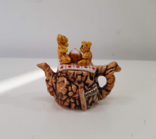 Paul Cardew Miniature Novelty Teapot Teddy Bear Picnic 6cm