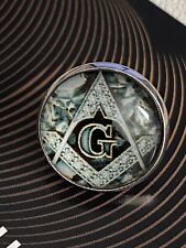 Freemason Masonic Lapel Pin Badge Geometry G Square Compass
