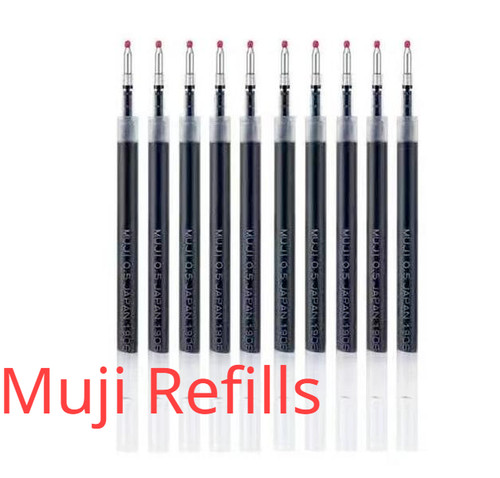 10pcs muji gel ink ballpoint - gel,