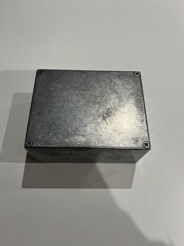 Eddystone metal lidded box - eddystone,