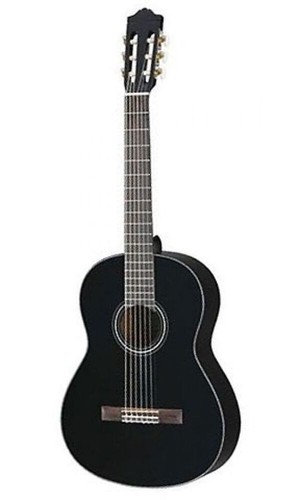 Yamaha black nylon guitar - 4/4,