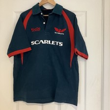 XL Vintage Scarlets Welsh  Rugby Top