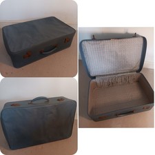 Large Retro Blue Pixie Luggage