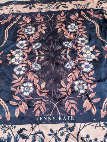 Jenny kate square silk - silk, scarf