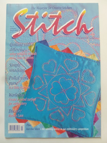 Stitch with the - stitch,