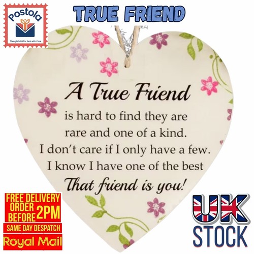 True friend wooden heart - friend,