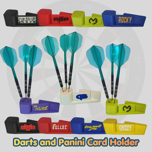 Darts and panini card holder - panini,