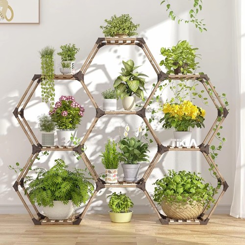 Tier hexagonal plant - tier, stand