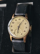 Smiths de Luxe Gents Watch Vintage 9ct Gold