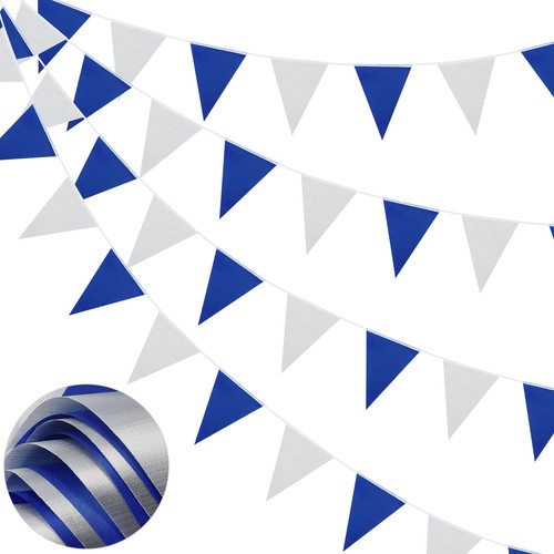 66ft bunting banner blue - bunting,