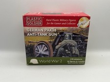 1/72 WWII German Pak38 Anti Tank Plastic Soldier Company WW2
