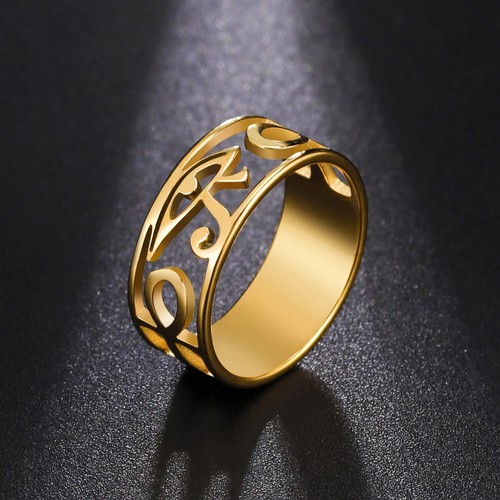 Egyptian ring eye horus - egyptian, of
