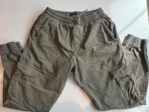 Khaki cargo joggers - khaki,