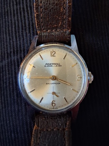 Ingersoll wristwatch 1960s - ingersoll, wristwatch,