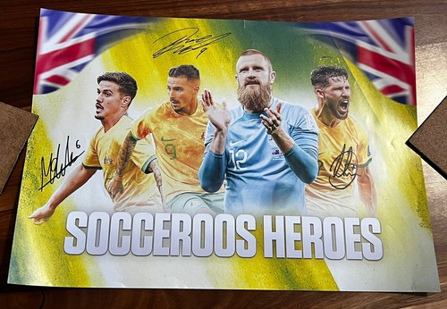 Socceroos heroes poster - poster, hand
