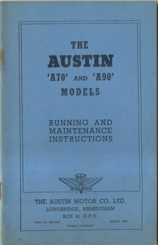 Austin a70 hampshire a90 - hampshire, &
