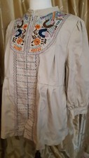 Atmosphere EMBROIDERED  Canvas Jacket - Size 18 - Trendy - Nice Condition  