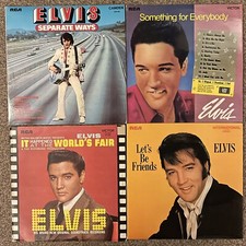 ELVIS PRESLEY x 4LPs Separate