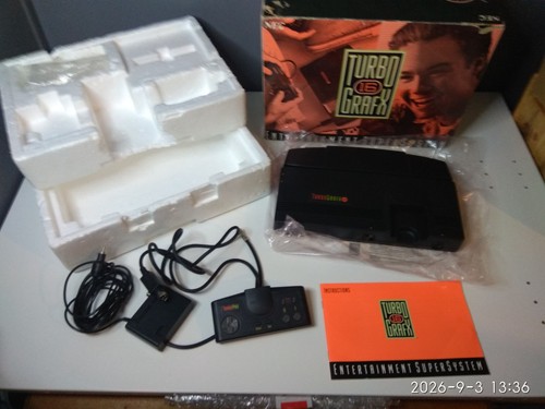 Turbografx console untested - console,