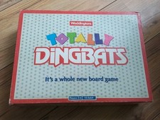 Vintage Totally Dingbats Board Game by Waddingtons 1990 - (10yrs+) ~ Complete