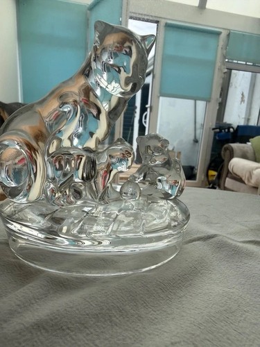 Lovely clear glass - lovely, cat