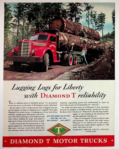 Diamond 1944 vintage print - t,