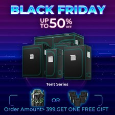 Mars Hydro LED Grow Light Tent 1680D Indoor Plant Growing Tent With Floor Tray