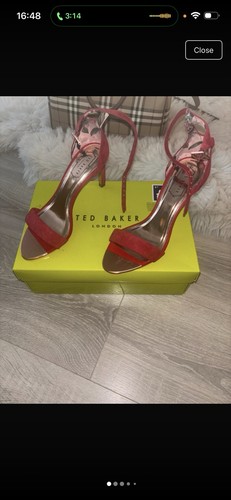 Women red ted baker - red, heeled