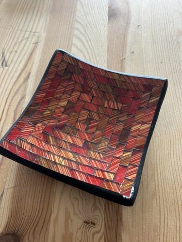 Vintage asian laquered mosaic - asian,