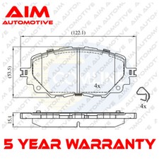 Brake Pads Set Front AIM Fits