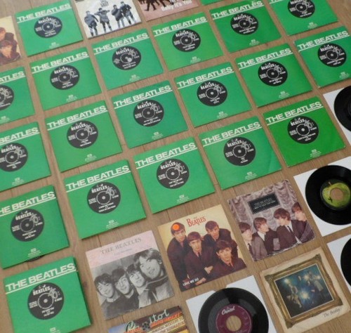 Beatles vinyl record - vinyl,