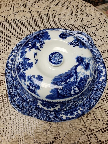 Blue and white - white, alton