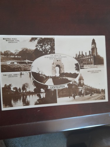 Old postcard leicester - old,