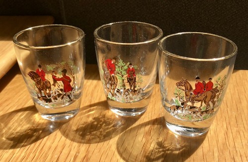 Vintage toddy tot shot - toddy/tot/shot, glasses