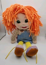 Vintage Tots TV Tilly Doll Plush Soft Toy Flocked/Velvet Face Rag Doll 16"