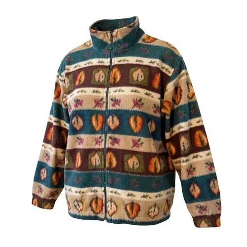 Vintage pattern fleece jacket - pattern,