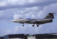 35mm Aircraft Slide F-104 Starfighter 26+82 German Marine at Yeovilton 1985