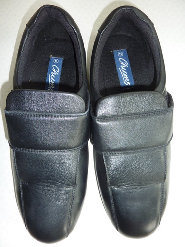 Men black leather wide - men's,