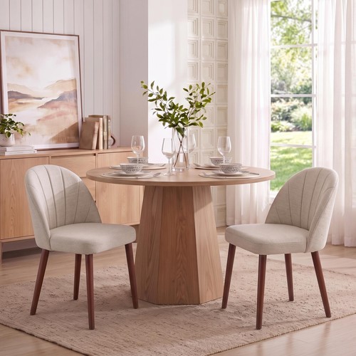 2pcs wooden dining chairs - chairs,