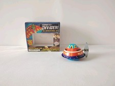 Tin Toy Clockwork Spaceship UFO Erratic Invader