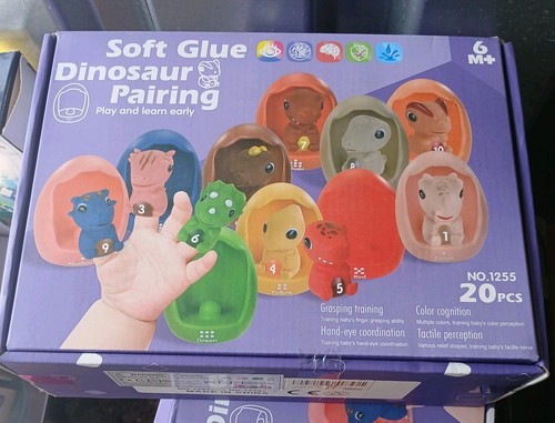 Soft glue dinosaur pairing - soft,