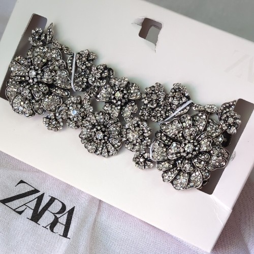 Zara rhinestone jewel silver - jewel,