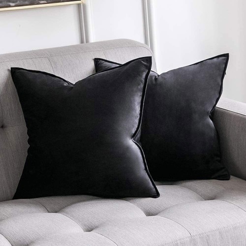 Velvet plush cushion cover - uk,